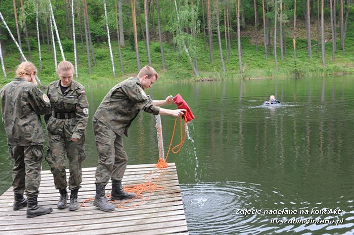 Obóz ?wojskowych? z ITL z ZSP w Szubinie w Krówce Leśnej