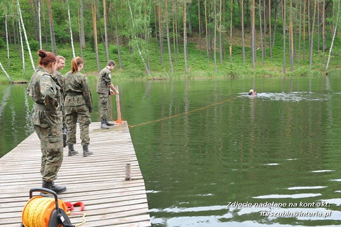 Obóz ?wojskowych? z ITL z ZSP w Szubinie w Krówce Leśnej