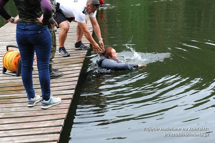 Obóz ?wojskowych? z ITL z ZSP w Szubinie w Krówce Leśnej