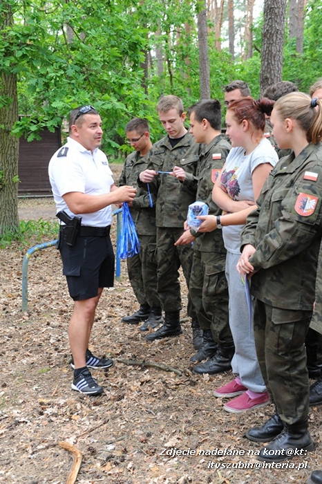 Obóz ?wojskowych? z ITL z ZSP w Szubinie w Krówce Leśnej