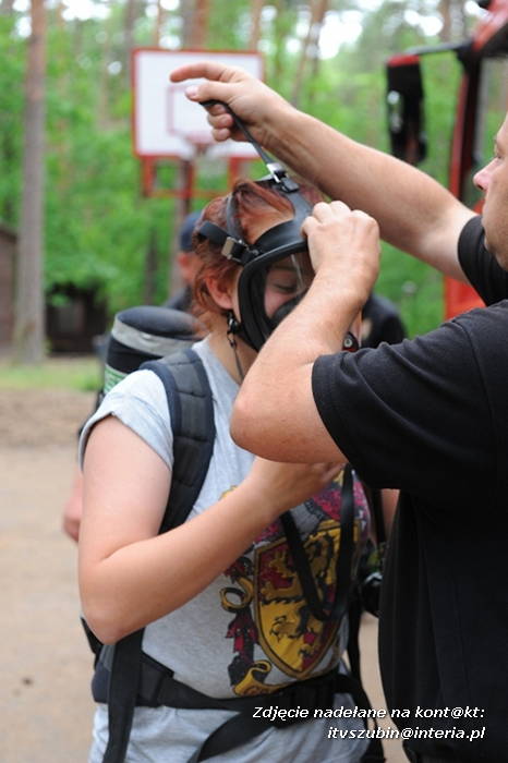 Obóz ?wojskowych? z ITL z ZSP w Szubinie w Krówce Leśnej