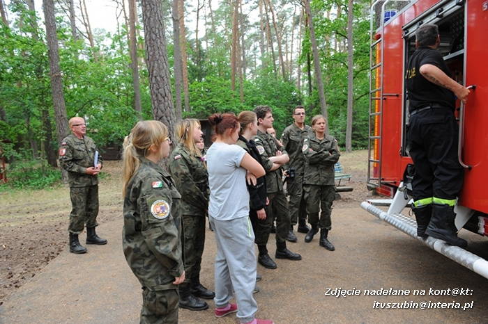 Obóz ?wojskowych? z ITL z ZSP w Szubinie w Krówce Leśnej