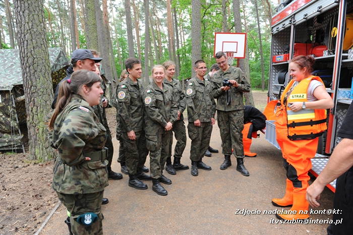 Obóz ?wojskowych? z ITL z ZSP w Szubinie w Krówce Leśnej