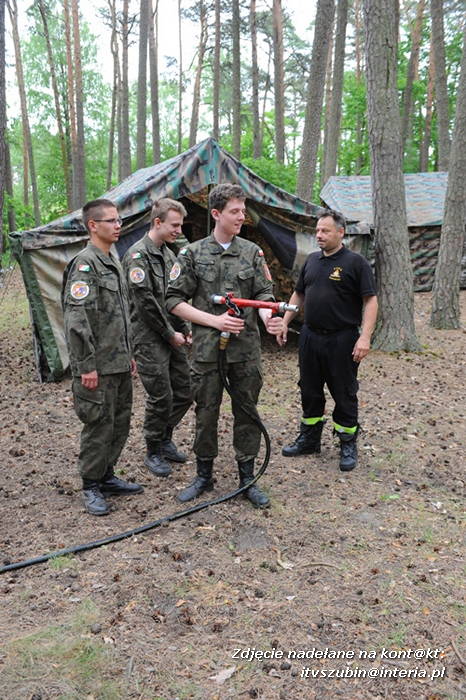 Obóz ?wojskowych? z ITL z ZSP w Szubinie w Krówce Leśnej