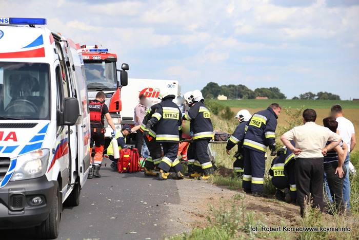 Pechowy trzynasty nie piątek, ale poniedziałek, dwa zdarzenia drogowe w Siernikach i Szubinie
