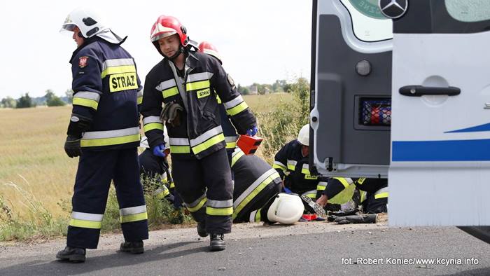 Pechowy trzynasty nie piątek, ale poniedziałek, dwa zdarzenia drogowe w Siernikach i Szubinie