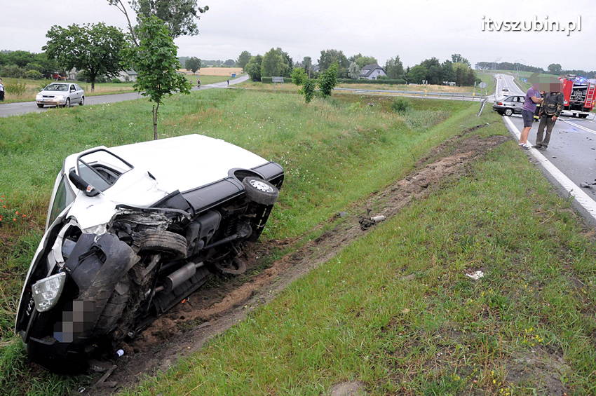 Pechowy trzynasty nie piątek, ale poniedziałek, dwa zdarzenia drogowe w Siernikach i Szubinie
