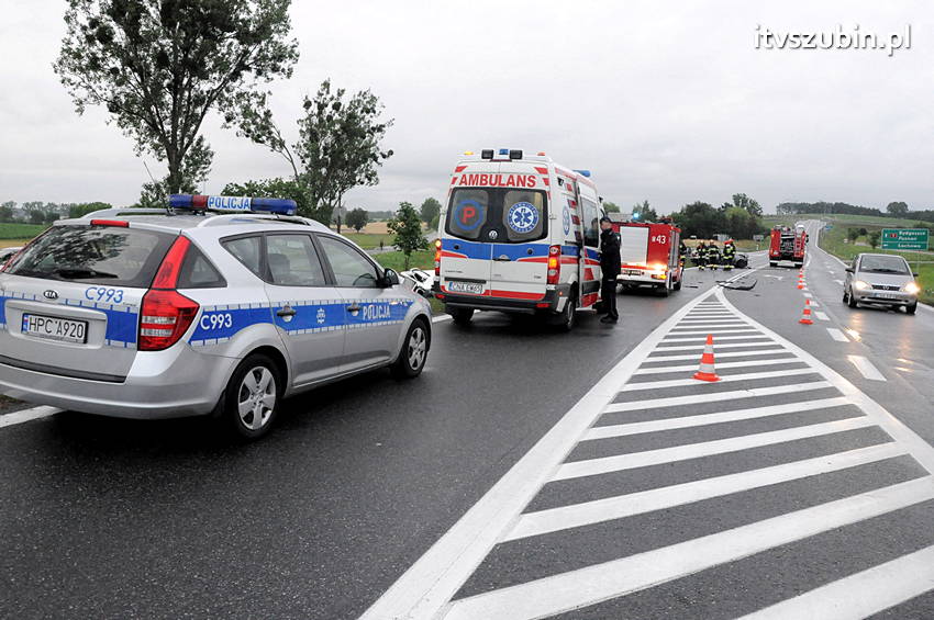 Pechowy trzynasty nie piątek, ale poniedziałek, dwa zdarzenia drogowe w Siernikach i Szubinie