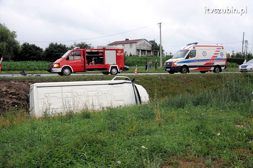 Pechowy trzynasty nie piątek, ale poniedziałek, dwa zdarzenia drogowe w Siernikach i Szubinie
