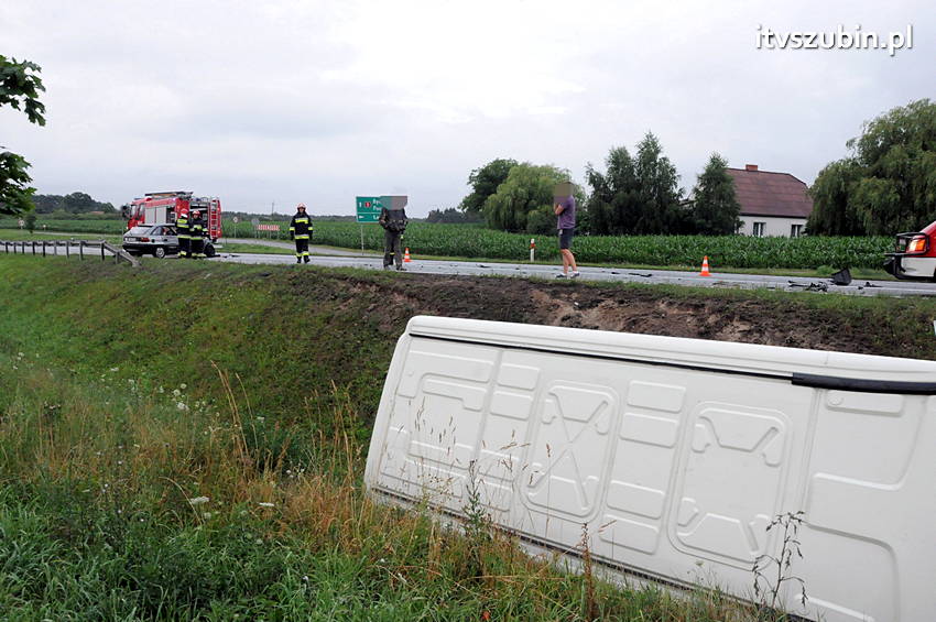 Pechowy trzynasty nie piątek, ale poniedziałek, dwa zdarzenia drogowe w Siernikach i Szubinie