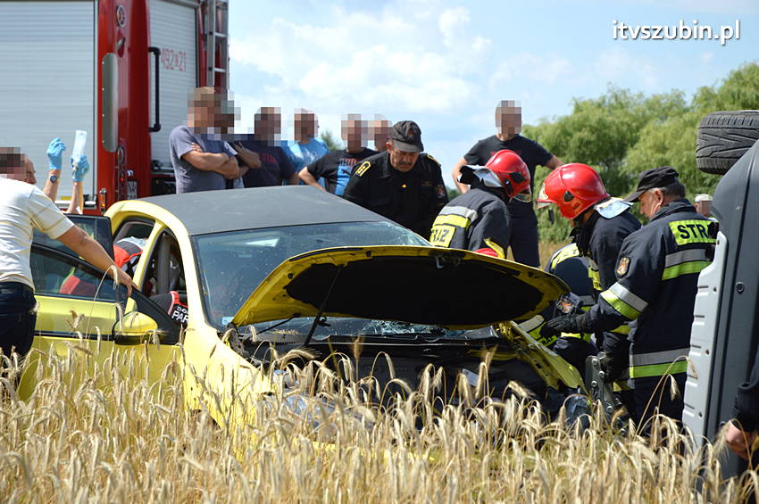 Wypadek na krajowej piątce w Wąsoszu