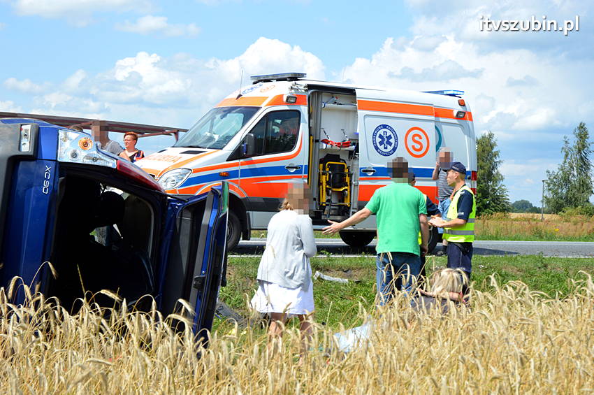 Wypadek na krajowej piątce w Wąsoszu