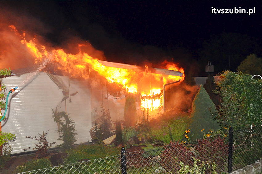 Strażacy w akcji, fotorelacja z pożaru w Żurczynie