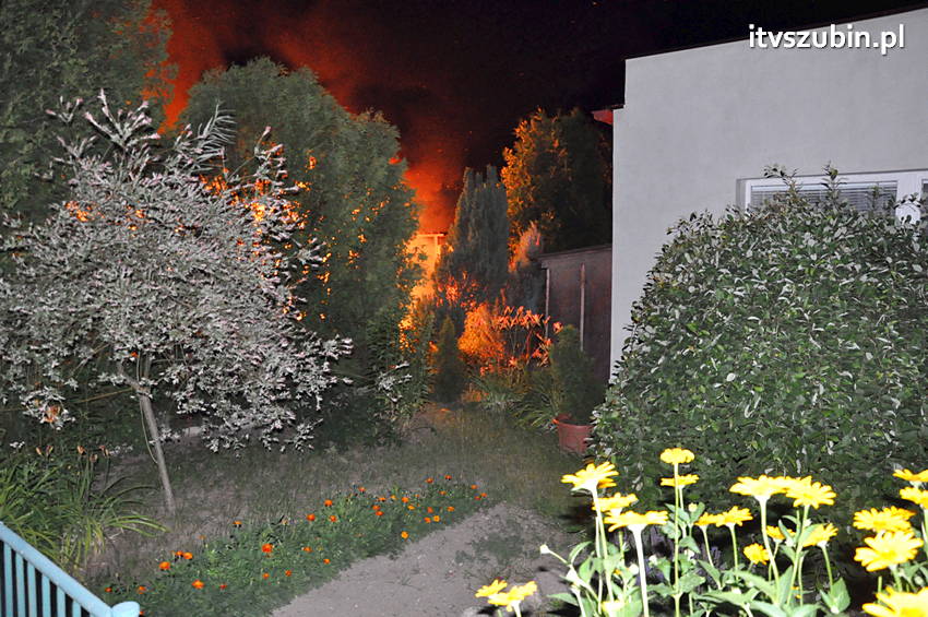 Strażacy w akcji, fotorelacja z pożaru w Żurczynie