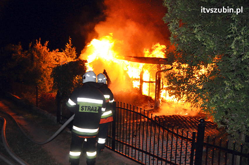 Strażacy w akcji, fotorelacja z pożaru w Żurczynie