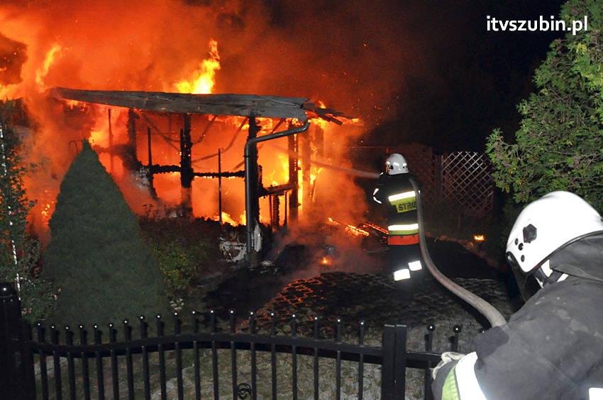 Strażacy w akcji, fotorelacja z pożaru w Żurczynie