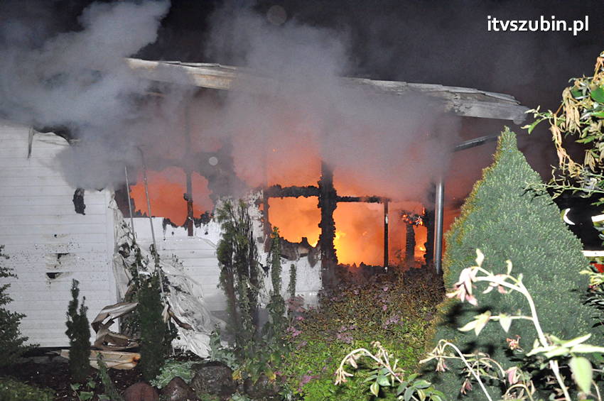 Strażacy w akcji, fotorelacja z pożaru w Żurczynie