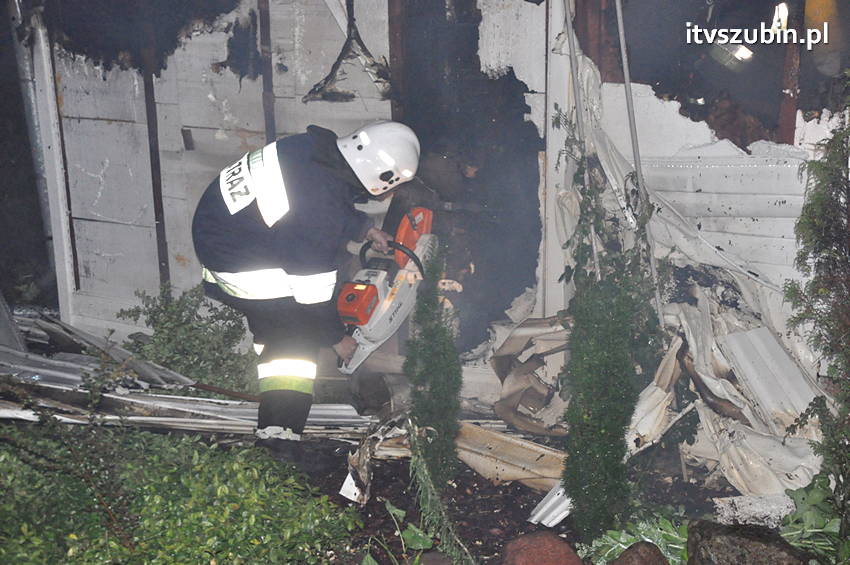 Strażacy w akcji, fotorelacja z pożaru w Żurczynie