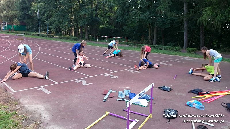 UKS Wyspiański na obozie w Sierakowie