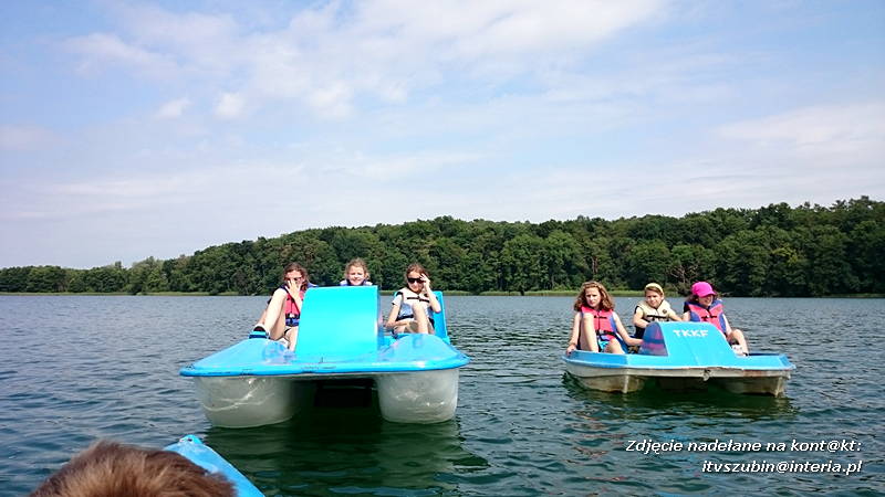 UKS Wyspiański na obozie w Sierakowie