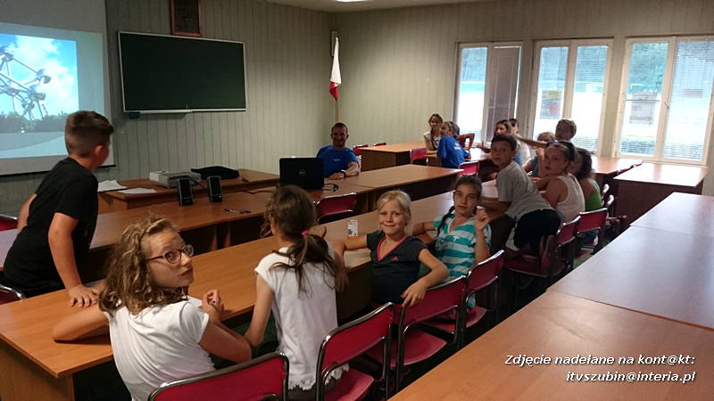 UKS Wyspiański na obozie w Sierakowie