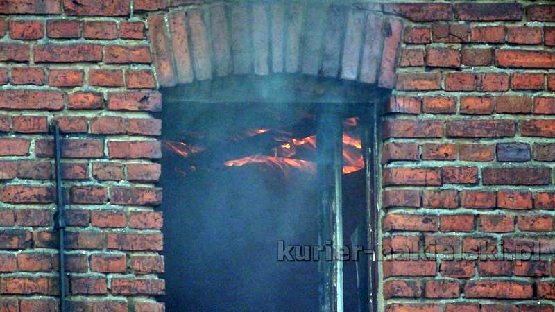 Pożar budynku przy Placu Konopnickiej w Nakle nad Notecią