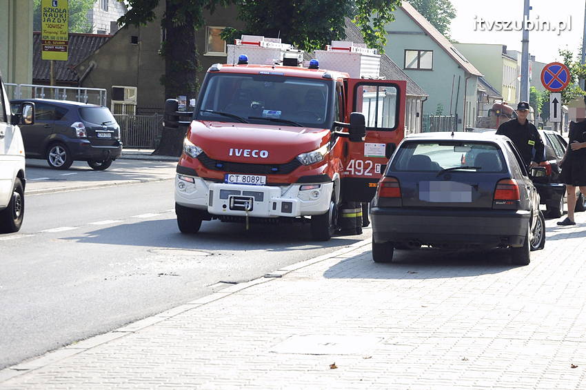 Wypadek w Dąbrówce Słupskiej i kolizja w Szubinie
