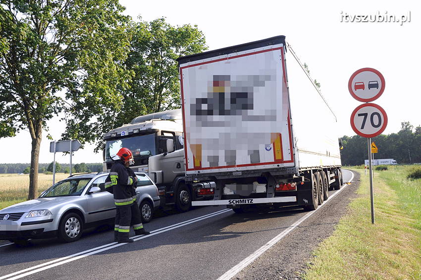 Wypadek w Dąbrówce Słupskiej i kolizja w Szubinie