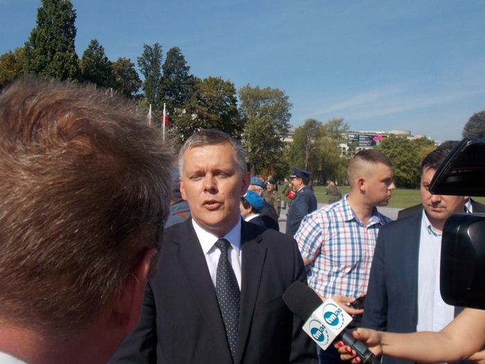 Udział mundurowych klasy wojskowej II TL z ZSP z Szubina w pierwszym zlocie organizacji proobronnych i klas mundurowych w Warszawie