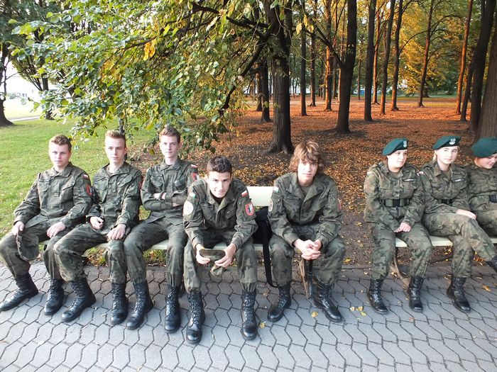 Udział mundurowych klasy wojskowej II TL z ZSP z Szubina w pierwszym zlocie organizacji proobronnych i klas mundurowych w Warszawie