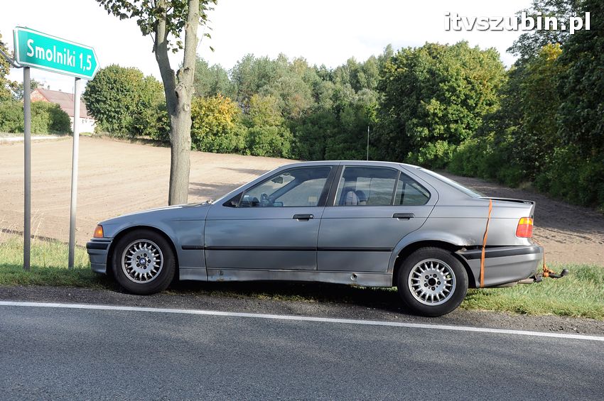 Kolizja dwóch osobówek w Nowym Świecie