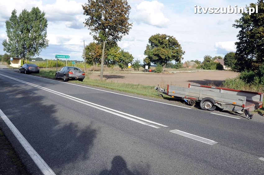 Kolizja dwóch osobówek w Nowym Świecie