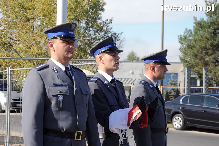 Podpisanie aktu erekcyjnego i wmurowanie kamienia węgielnego pod budowę nowego komisariatu w Szubinie