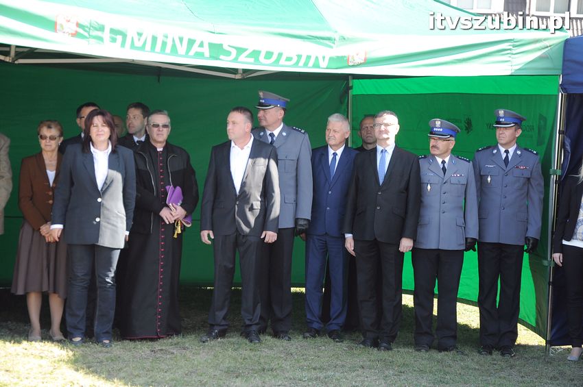 Podpisanie aktu erekcyjnego i wmurowanie kamienia węgielnego pod budowę nowego komisariatu w Szubinie