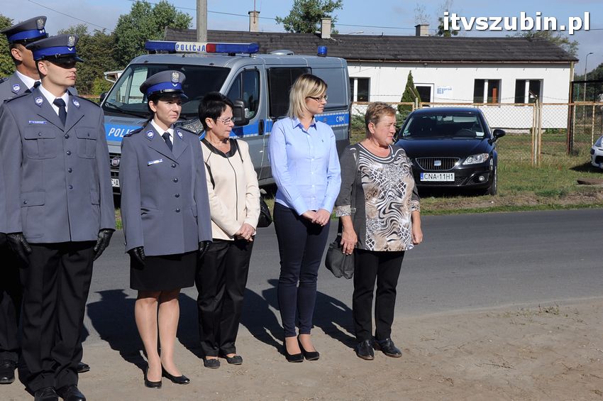 Podpisanie aktu erekcyjnego i wmurowanie kamienia węgielnego pod budowę nowego komisariatu w Szubinie