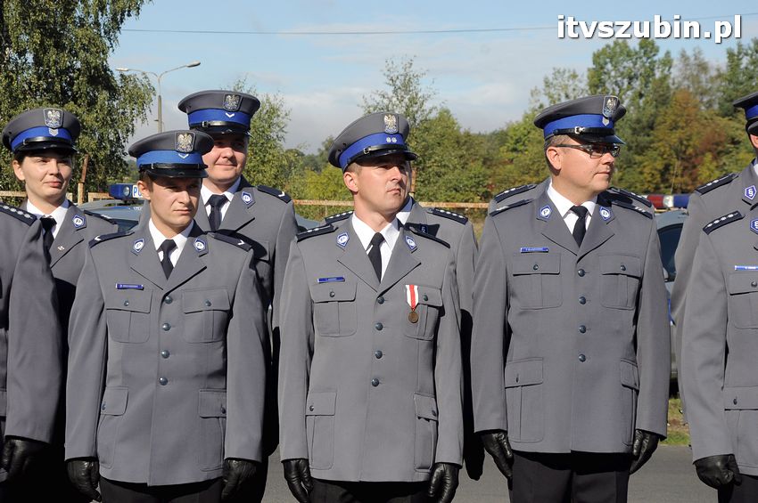 Podpisanie aktu erekcyjnego i wmurowanie kamienia węgielnego pod budowę nowego komisariatu w Szubinie