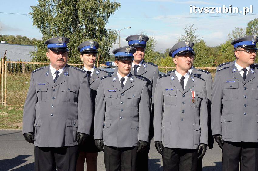 Podpisanie aktu erekcyjnego i wmurowanie kamienia węgielnego pod budowę nowego komisariatu w Szubinie