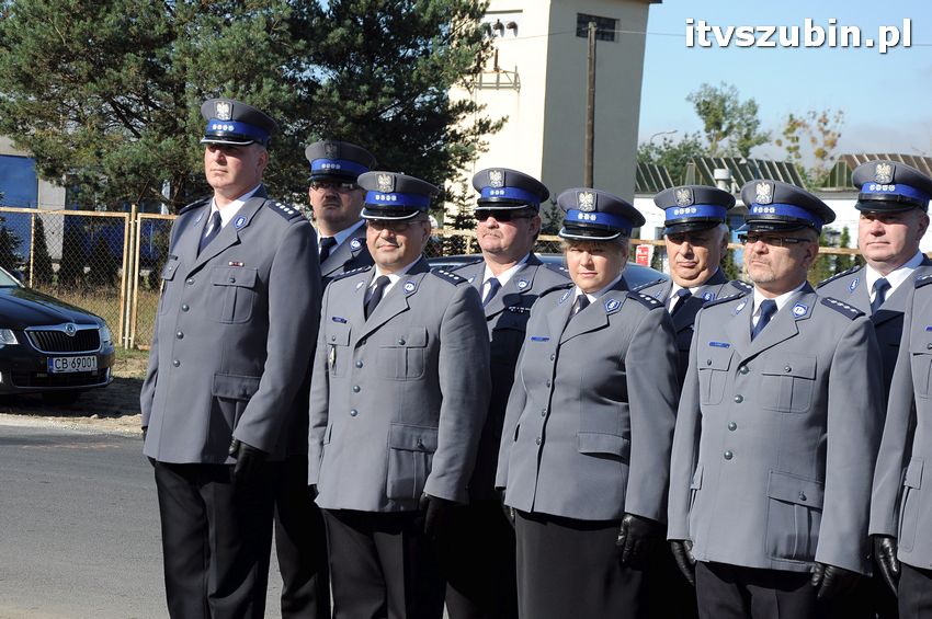 Podpisanie aktu erekcyjnego i wmurowanie kamienia węgielnego pod budowę nowego komisariatu w Szubinie