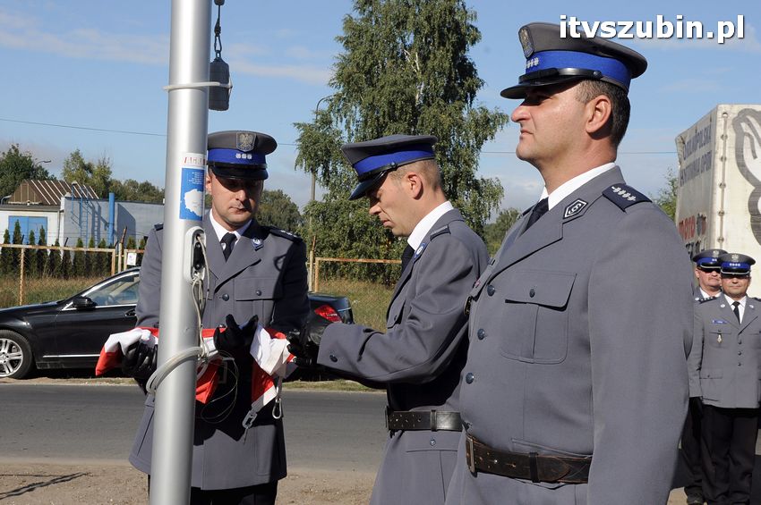 Podpisanie aktu erekcyjnego i wmurowanie kamienia węgielnego pod budowę nowego komisariatu w Szubinie