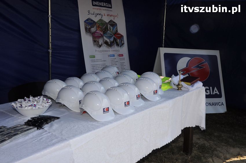 Podpisanie aktu erekcyjnego i wmurowanie kamienia węgielnego pod budowę nowego komisariatu w Szubinie