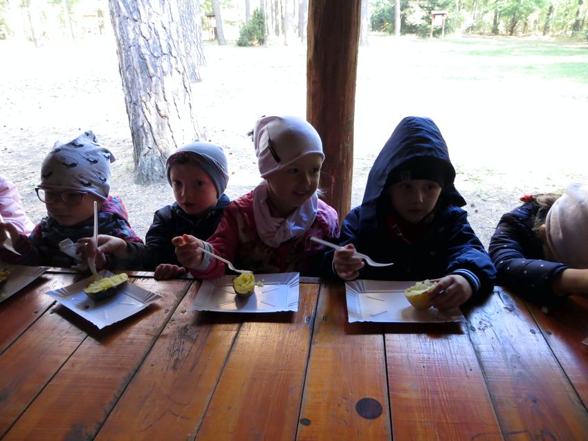 Żabki i Pszczółki z szubińskiego Słoneczka obchodziły Święto Pieczonego Ziemniaka