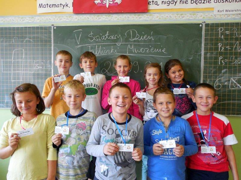 V Światowy Dzień Tabliczki Mnożenia w Kołaczkowie