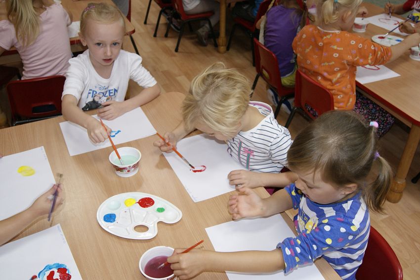 Plastyczne inspiracje Gumisiów w Samorządowym Przedszkolu nr 2 w Szubinie