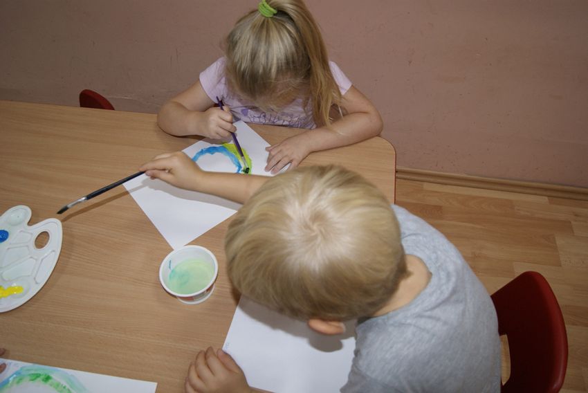 Plastyczne inspiracje Gumisiów w Samorządowym Przedszkolu nr 2 w Szubinie