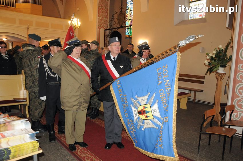 Ślubowanie i przysięga I klasy wojskowej Technik Logistyk z ZSP w Szubinie