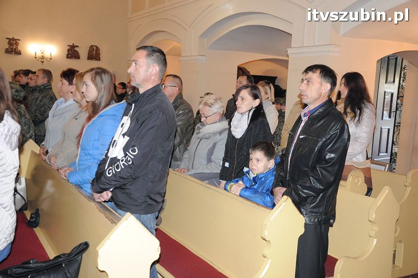 Ślubowanie i przysięga I klasy wojskowej Technik Logistyk z ZSP w Szubinie