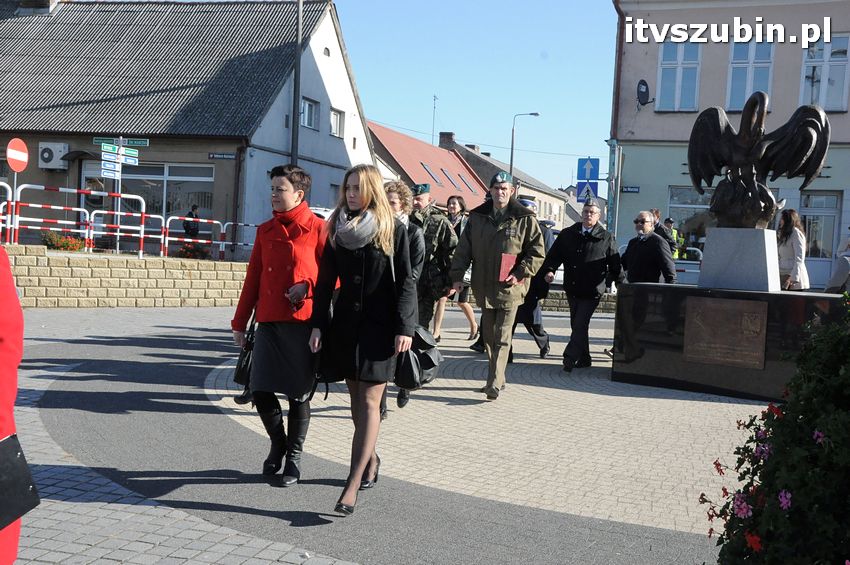 Ślubowanie i przysięga I klasy wojskowej Technik Logistyk z ZSP w Szubinie