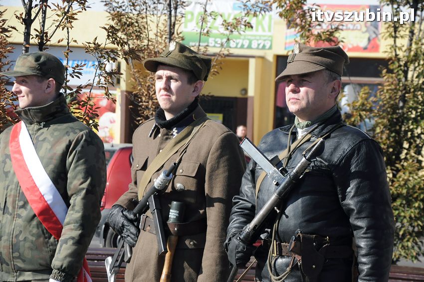 Ślubowanie i przysięga I klasy wojskowej Technik Logistyk z ZSP w Szubinie