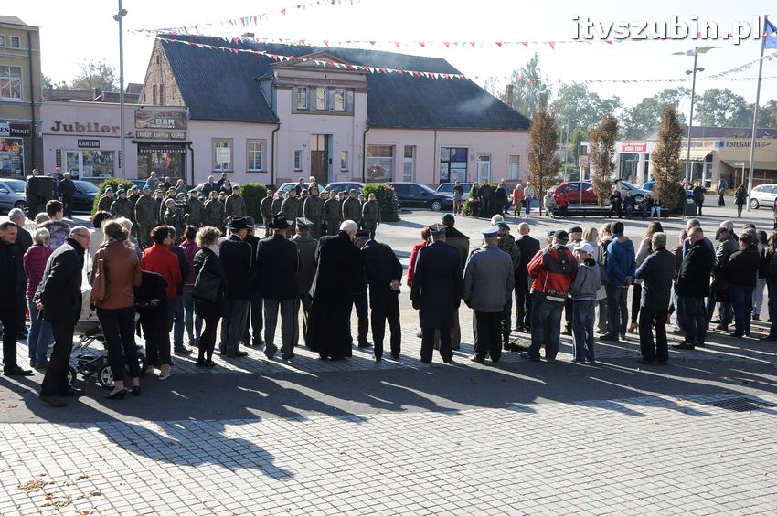 Ślubowanie i przysięga I klasy wojskowej Technik Logistyk z ZSP w Szubinie