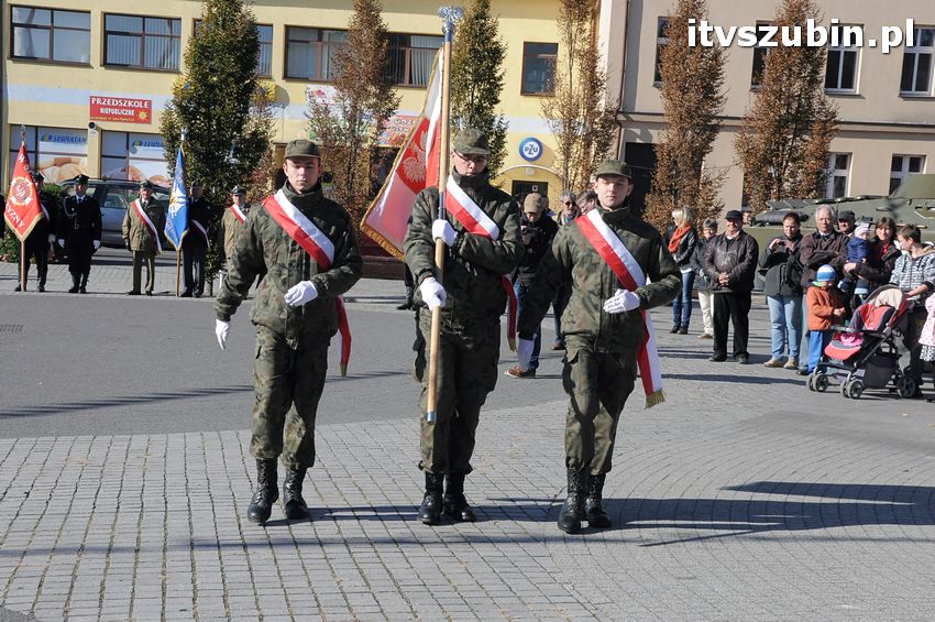 Ślubowanie i przysięga I klasy wojskowej Technik Logistyk z ZSP w Szubinie